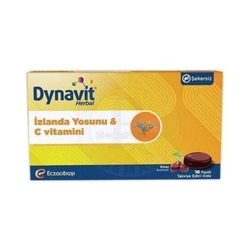 Resim Dynavit Herbal Izlanda Yosunu & Vitamin C 16 Pastil