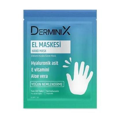 Resim Derminix Hyaluronik Asit & E Vitamini & Aloe Vera Nemlendirici El Maskesi