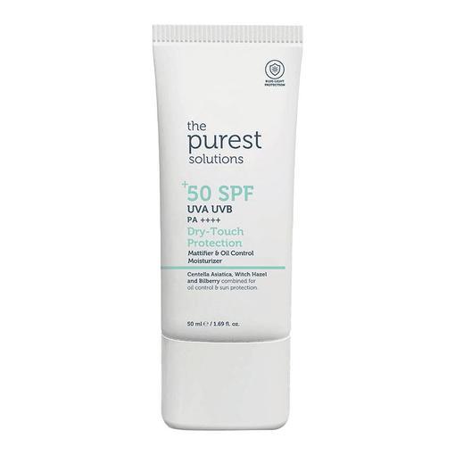 Resim The Purest Solutions Dry Touch Protection Mat Bitişli Yağlı Ciltler İçin Güneş Kremi SPF50+ 50 ml