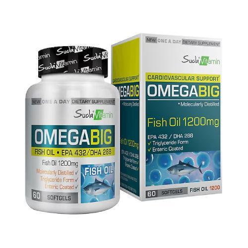 Resim Suda Vitamin Omega Big 1200 mg 60 Yumuşak Kapsül