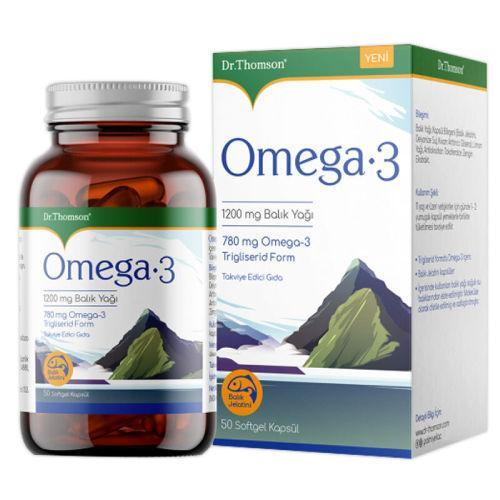 Resim Dr. Thomson Omega-3 1200 mg Balık Yağı 50 Kapsül