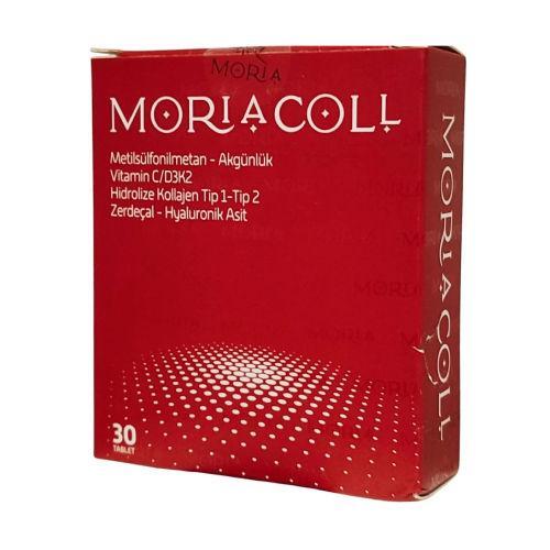 Resim Moria Coll Tip I ve Tip II Kollajen 30 Tablet