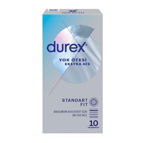 Resim Durex Yok Ötesi Ekstra İnce Ekstra His Prezervatif 10'lu