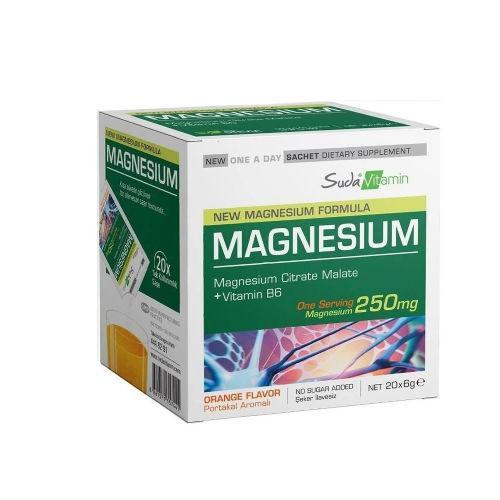 Resim Suda Vitamin Magnesium Orange 20 Saşe