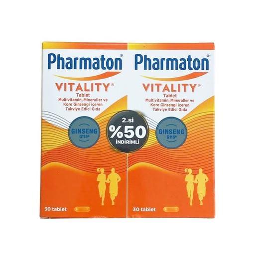 Resim Pharmaton Vitality 30 Tablet Avantajlı 2'li Paket - 2.si %50 İndirimli