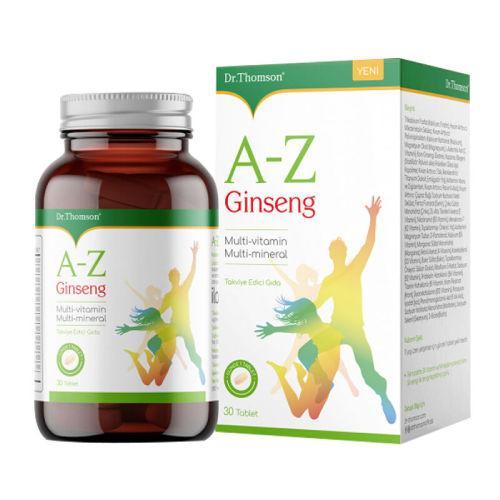 Resim Dr. Thomson A-Z Ginseng Multivitamin Multimineral 30 Tablet