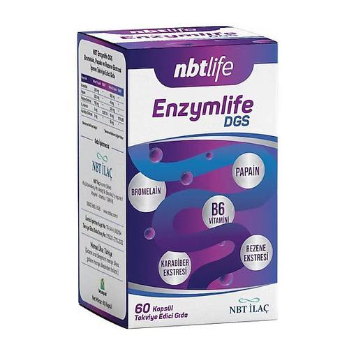 Resim Nbt Life Enzymlife Dgs 60 Kapsül