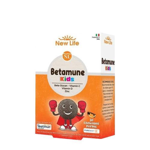 Resim New Life Betamune Kids 30 Çiğnenebilir Tablet