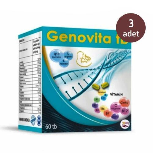 Resim Wanna Genovita Tablet Koenzim Ql-Arginin L 3'lü