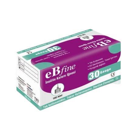 Resim EB Fine İnsülin Kalem İğne Ucu 32Gx4 mm 100'lü
