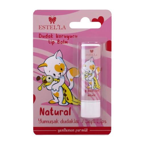 Resim Estel'la Çocuk Dudak Koruyucu Lip Balm Natural 5 gr
