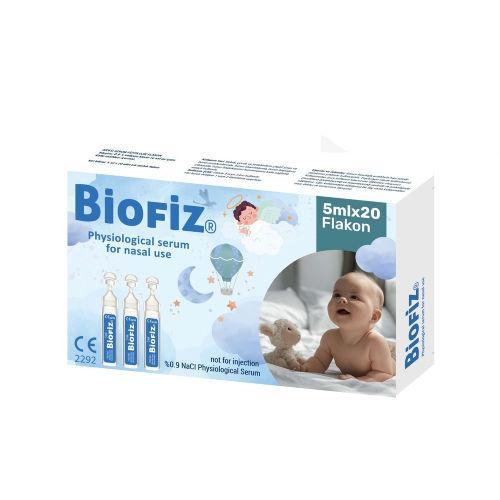 Resim Biofiz Serum Fizyolojik 5 ml x 20 Flakon