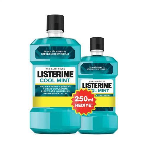 Resim Listerine Cool Mint 500 ml + 250 ml Hediye