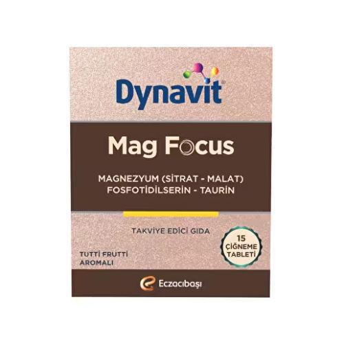 Resim Dynavit Mag Focus 15 Çiğneme Tableti