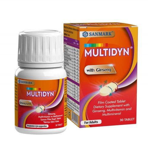 Resim Sanmark Multidyn Ginseng Multivitamin Tablet 30'lu