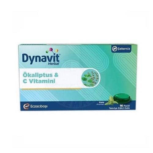 Resim Dynavit Herbal Mentol ve Okaliptus 16 Pastil