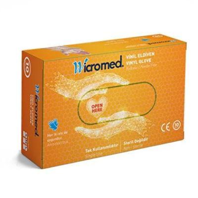 Resim Wicromed Pudrasız Vinil Eldiven Medium 10'lu