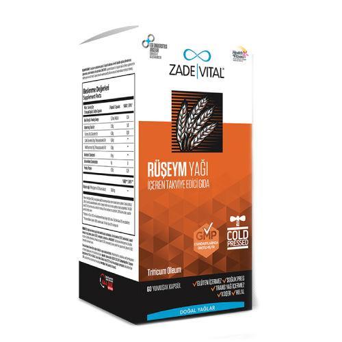 Resim Zade Vital Ruşeym Yağı 60 Kapsül