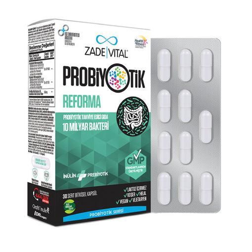 Resim Zade Vital Probiyotik Reforma 30 Kapsül