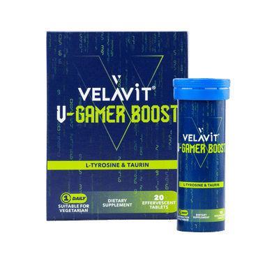 Resim Velavit V-Gamer Boost 20 Efervesan Tablet
