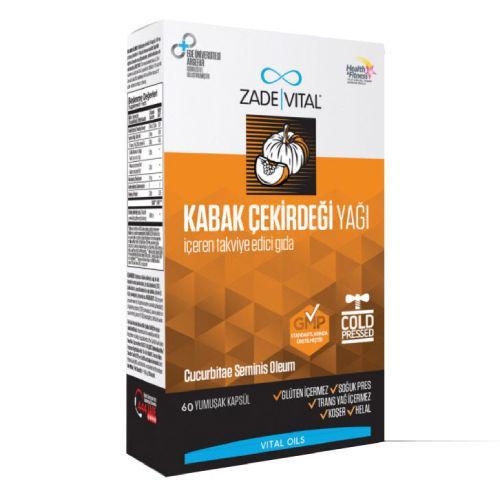 Resim Zade Vital Kabak Çekirdeği Yağı 60 Kapsül