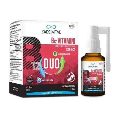 Resim Zade Vital Vitamin B12 Duo 1000 mcg 10 ml Sprey