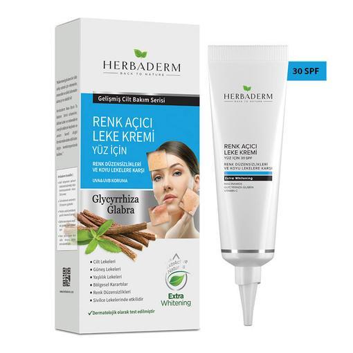 Resim Herbaderm 55 ml Yüz İçin Renk Açıcı Leke Kremi