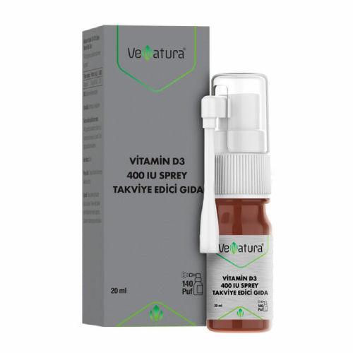 Resim Venatura Vitamin D3 400 IU 20 ml Sprey