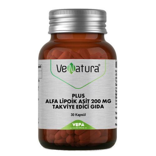Resim Venatura Plus Alfa Lipoik Asit 200 mg 30 Kapsül