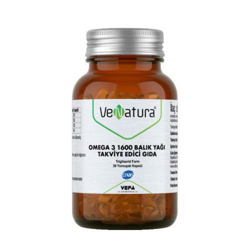Resim Venatura Omega 3 1600 Balık Yağı 30 Kapsül