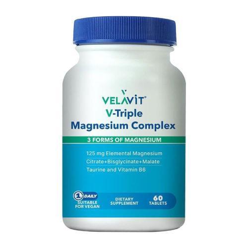 Resim Velavit V-Triple Magnesium Complex 60 Tablet