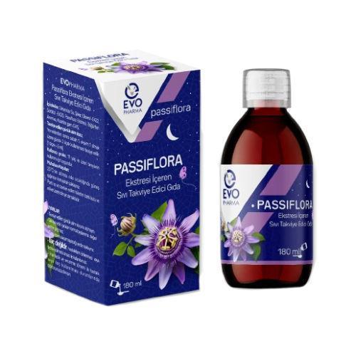 Resim Evopharma Passiflora Sıvı Takviye Edici Gıda 180 ml