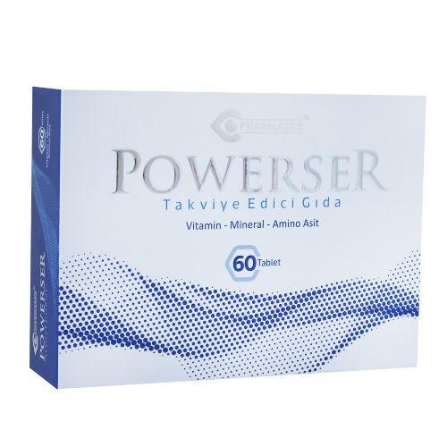Resim Powerser Vitamin Mineral Aminoasit 60 Tablet