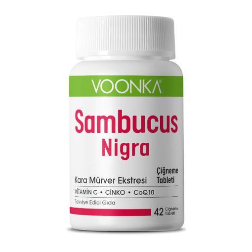 Resim Voonka Sambucus Nigra Çiğneme 42 Tablet