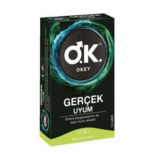 Resim Okey Prezervatif Gerçek Uyum 10'lu
