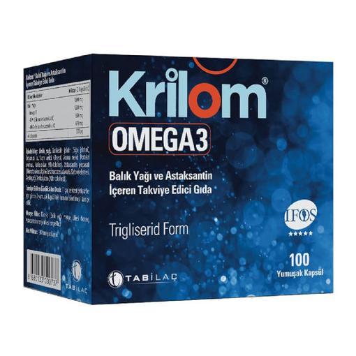 Resim Krilom Omega 3 100 Kapsül Balık Yağı