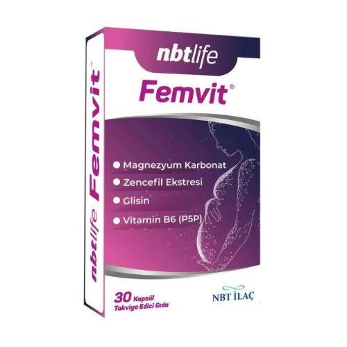 Resim Nbt Life Femvit 30 Kapsül