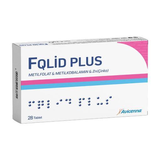 Resim Avicenna Fqlid Plus Folik Asit 28 Tablet