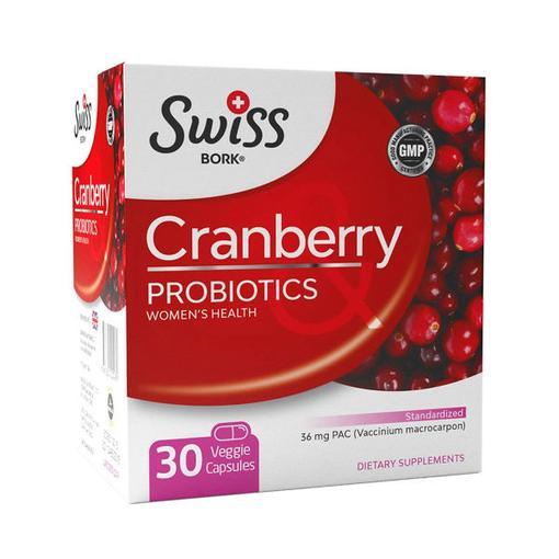 Resim Swiss Bork Cranberry Probiotics 30 Kapsül