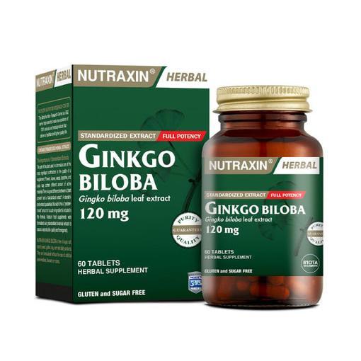 Resim Nutraxin Ginkgo Biloba 120 mg 60 Kapsül