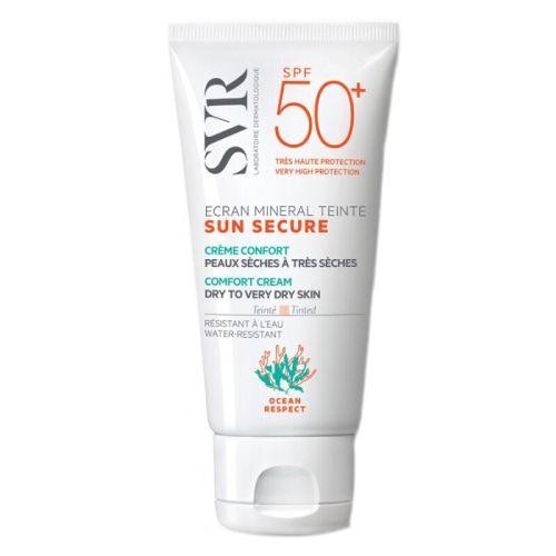 Resim SVR  Sunsecure Ecran Mineral Tinted SPF50+ 60 ml (Kuru & Çok Kuru Ciltlere)