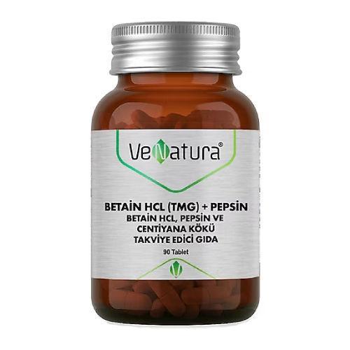Resim Venatura Betain HCL Pepsin Centiyana Kökü 90 Tablet