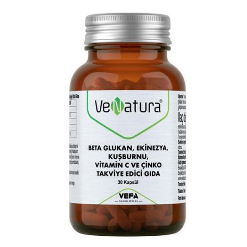 Resim Venatura Beta Glukan Ekinezya Kuşburnu Vitamin C Çinko 30 Kapsül