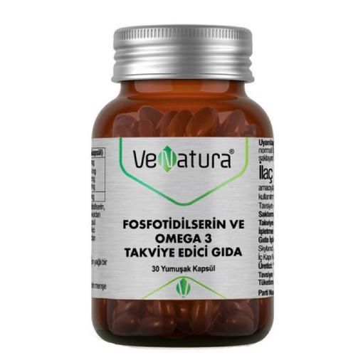 Resim Venatura Fosfotidilserin Omega-3 30 Kapsül