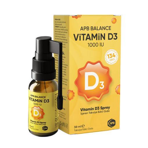 Resim APB Balance Vitamin D3 1000 UI 30 ML Sprey