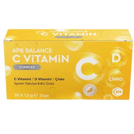 Resim APB Balance C Vitamin Complex 1.5 gr 30 Saşe