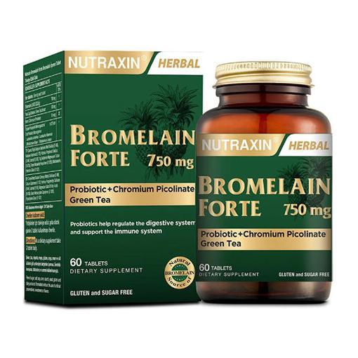 Resim Nutraxin Bromelain Forte 60 Tablet