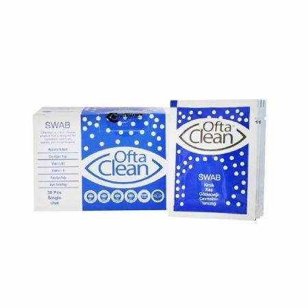 Resim Pharmaser Oftaclean Swab 30 Tek Kullanımlık Göz mendili