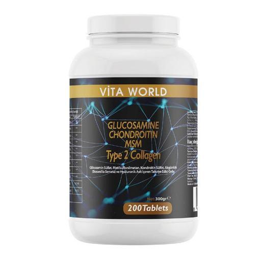 Resim Vita World Glukozamin 200 Tablet