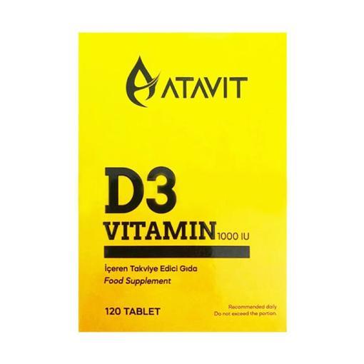 Resim Atavit D3 Vitamin 1000 IU 120 Tablet